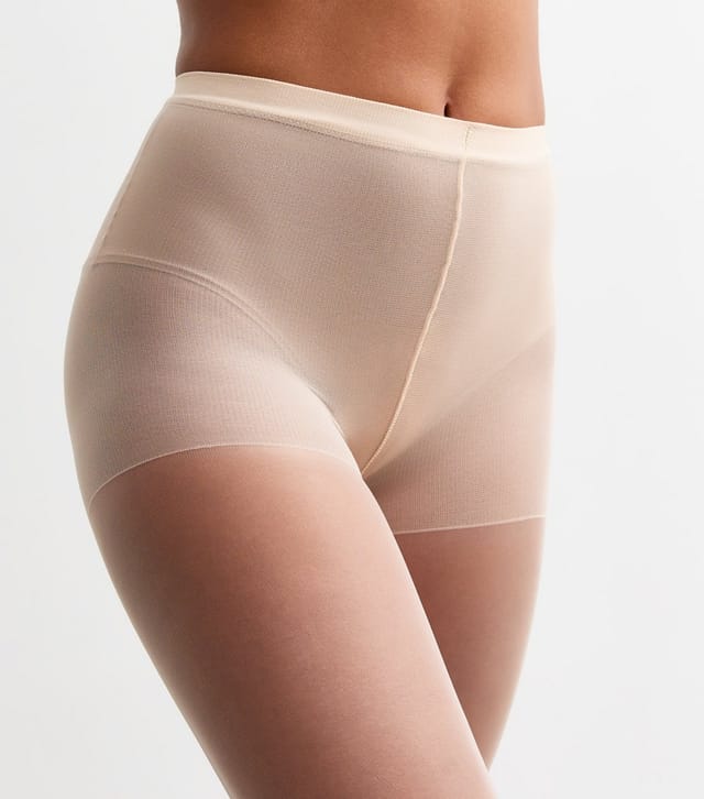 New Look Cream 3 Pack of 15 Denier Sheer Matt Tights New Look - 2