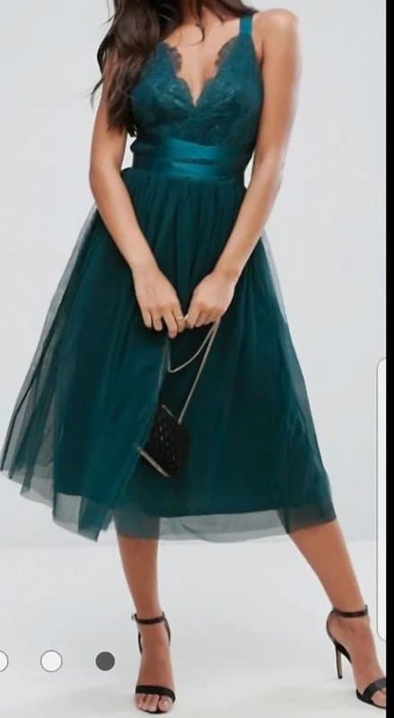 ASOS Gorgeous green dress size 16