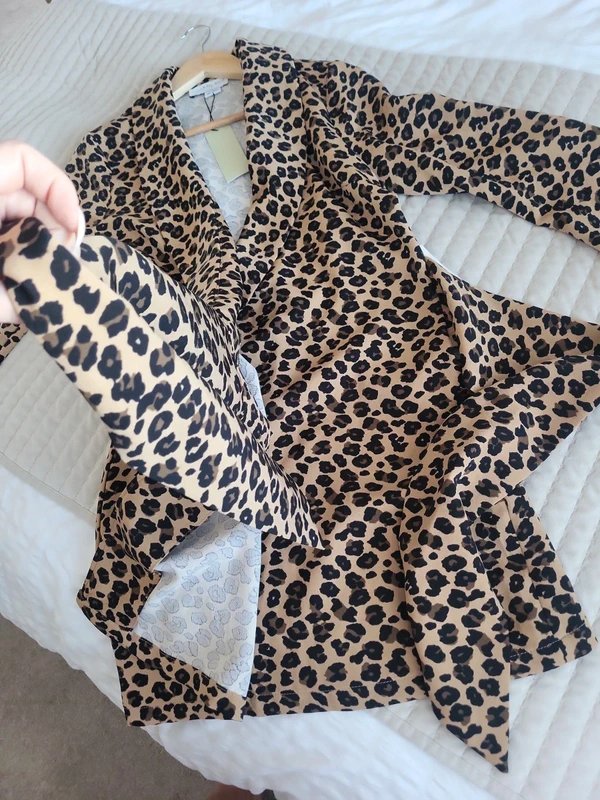 Never Fully Dressed Never fully dressed leopard blazer dress. 10-12 uk - 1