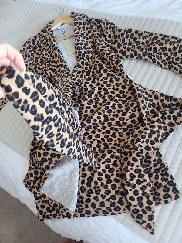 Never Fully Dressed Never fully dressed leopard blazer dress. 10-12 uk