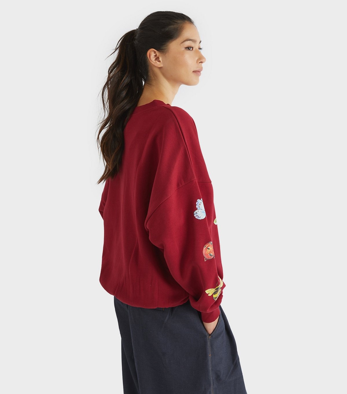 Skinnydip Women's Red Peter Rabbit Print Sweatshirt Skinnydip New Look - 3