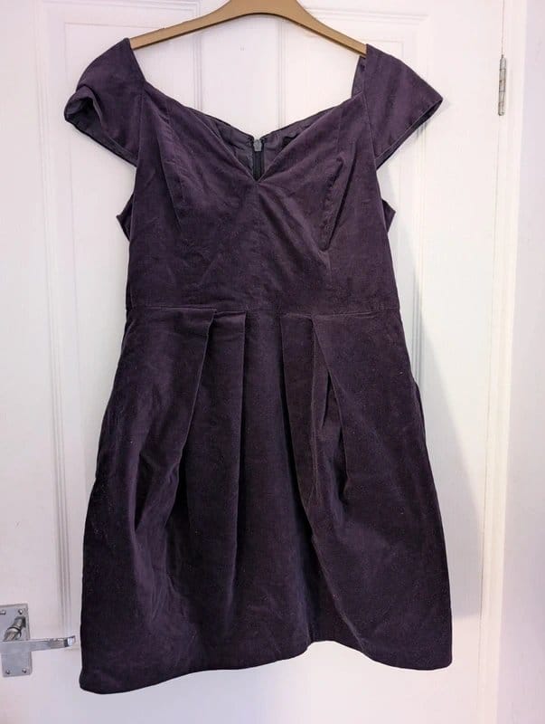 ASOS Purple velvet dress - 1