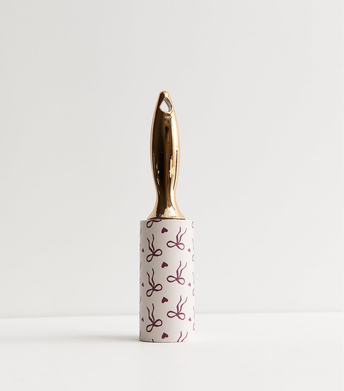 New Look Cream Bow Print Lint Roller New Look