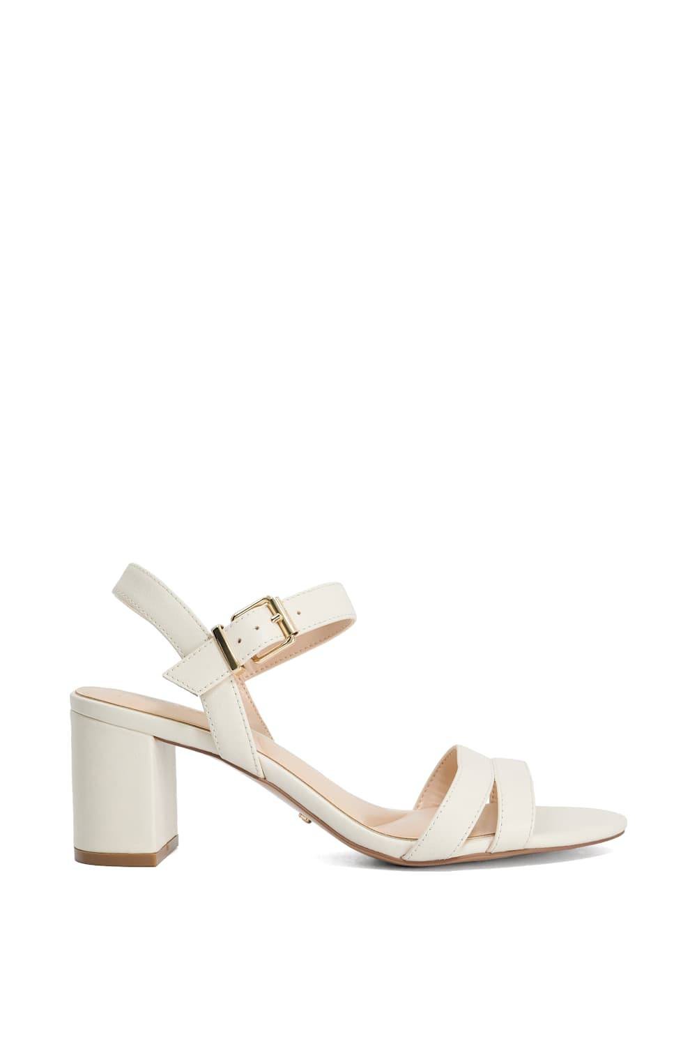 Dune London Dune London Women's Wide Fit 'Merisa' Leather Sandals in Natural - 2
