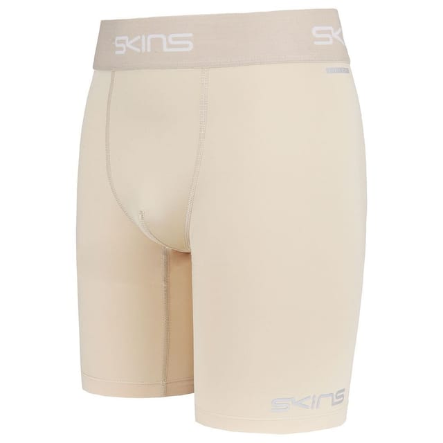 Skins Skins Men's DNAmic Force Natural Beige Compression Shorts in Light Beige - 2