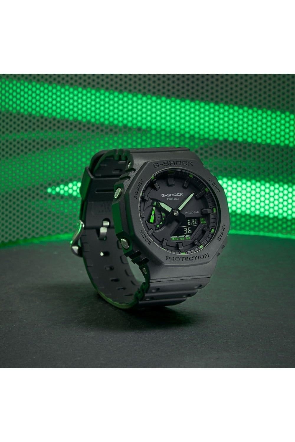 Casio Casio Men's GA-2100-1A3ER G-Shock 45mm Quartz Watch in Black - 4