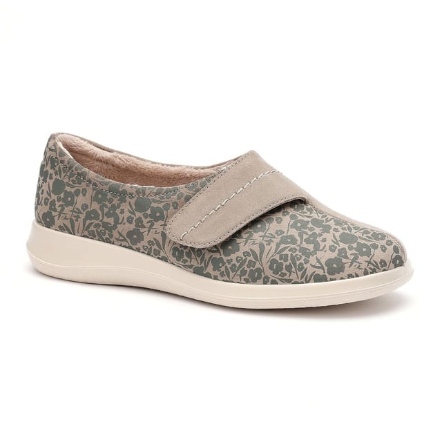 Hotter Hotter Women's 'Wrap' Slippers in Light Beige - 2