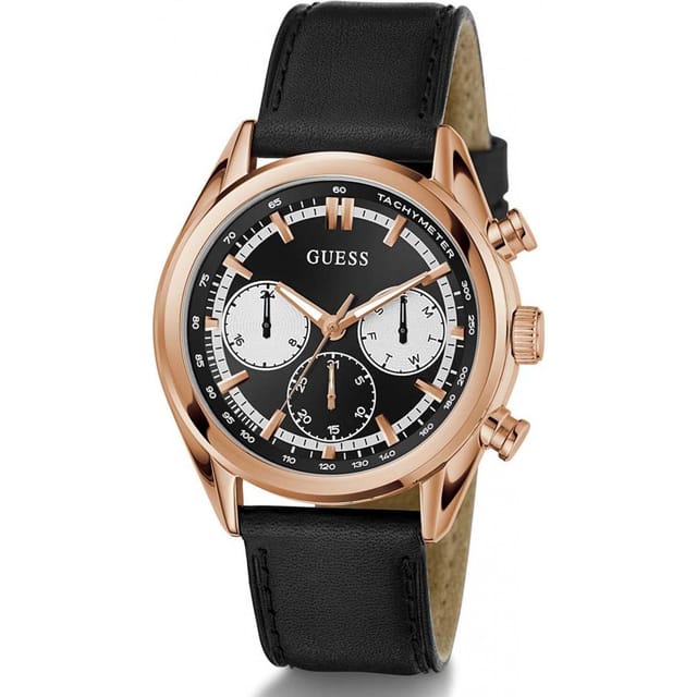 Guess Guess Men's GW0972G4 Dress 44mm Quartz Watch in Black - 2