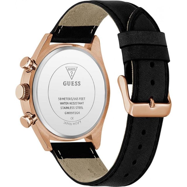 Guess Guess Men's GW0972G4 Dress 44mm Quartz Watch in Black - 3