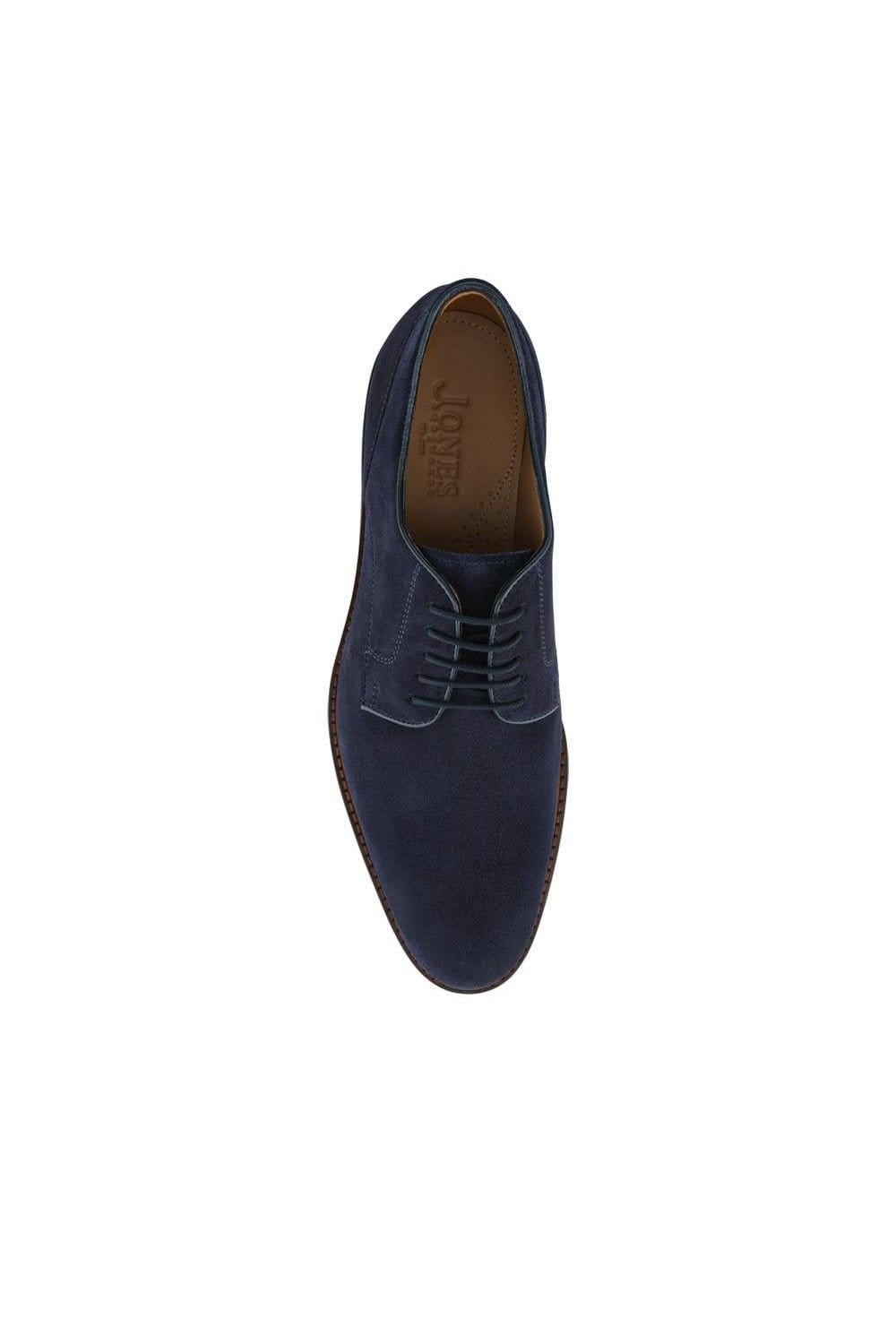 Jones Bootmaker Jones Bootmaker Men's Malachi Smart Casual Leather Lace Up Shoes in Blue - 4