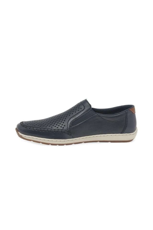Rieker Rieker Men's 'Pronto' Slip On Shoes in Navy - 2