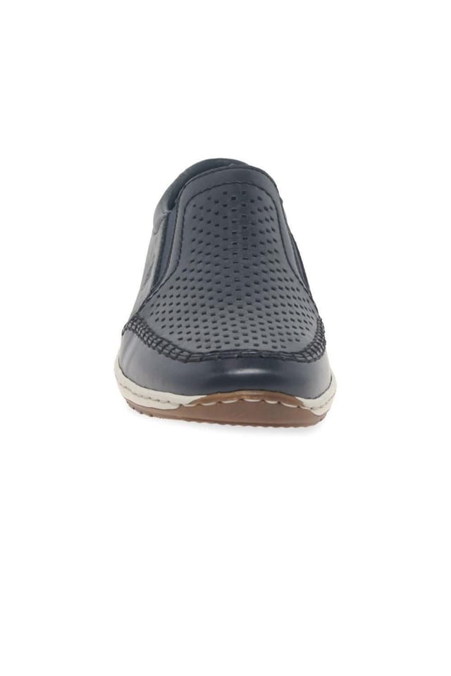 Rieker Rieker Men's 'Pronto' Slip On Shoes in Navy - 3