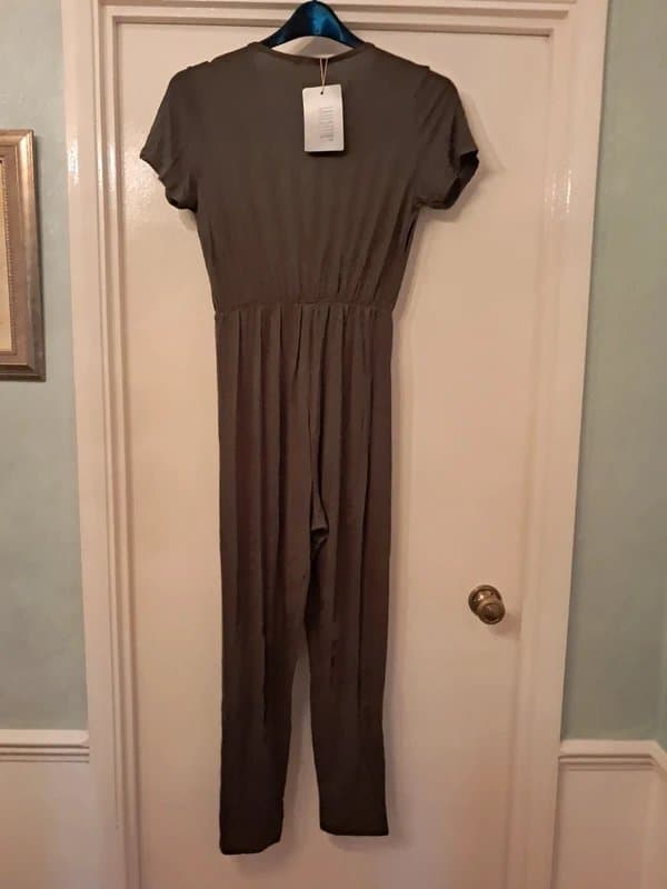 street collective Brand New Khaki Jumpsuit size 10/12