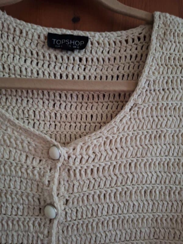 Topshop Top Shop crochet cardigan
