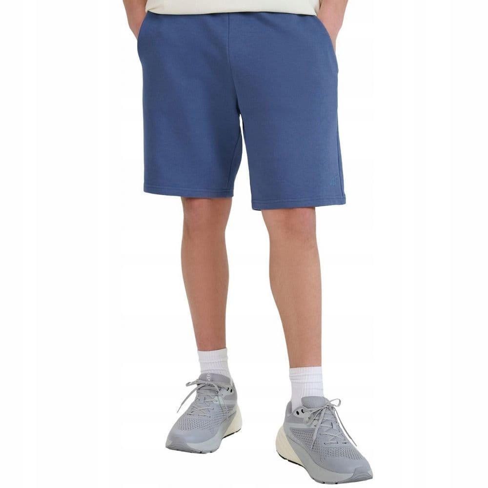 4F 4F Men's WMM00TSHOM543 Shorts in Blue - 4