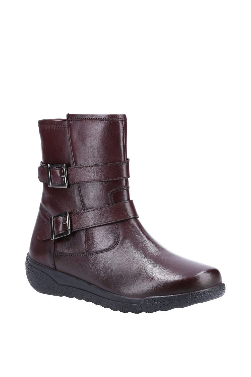 Fleet & Foster Fleet & Foster Women's Zambia Zip Mid Boot in Wine