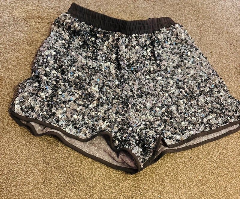 Missguided Missguided 12-14 festival party holiday beach sequin pockets same day post