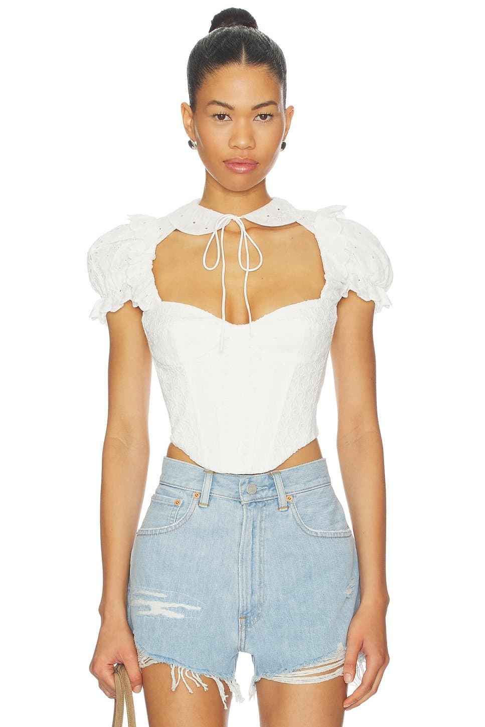 revolve Allington Broderie Corset Top