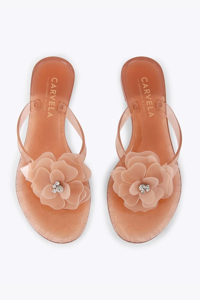 Carvela Carvela Women's 'Arena Flower Sandal' Sandals in Beige - 2