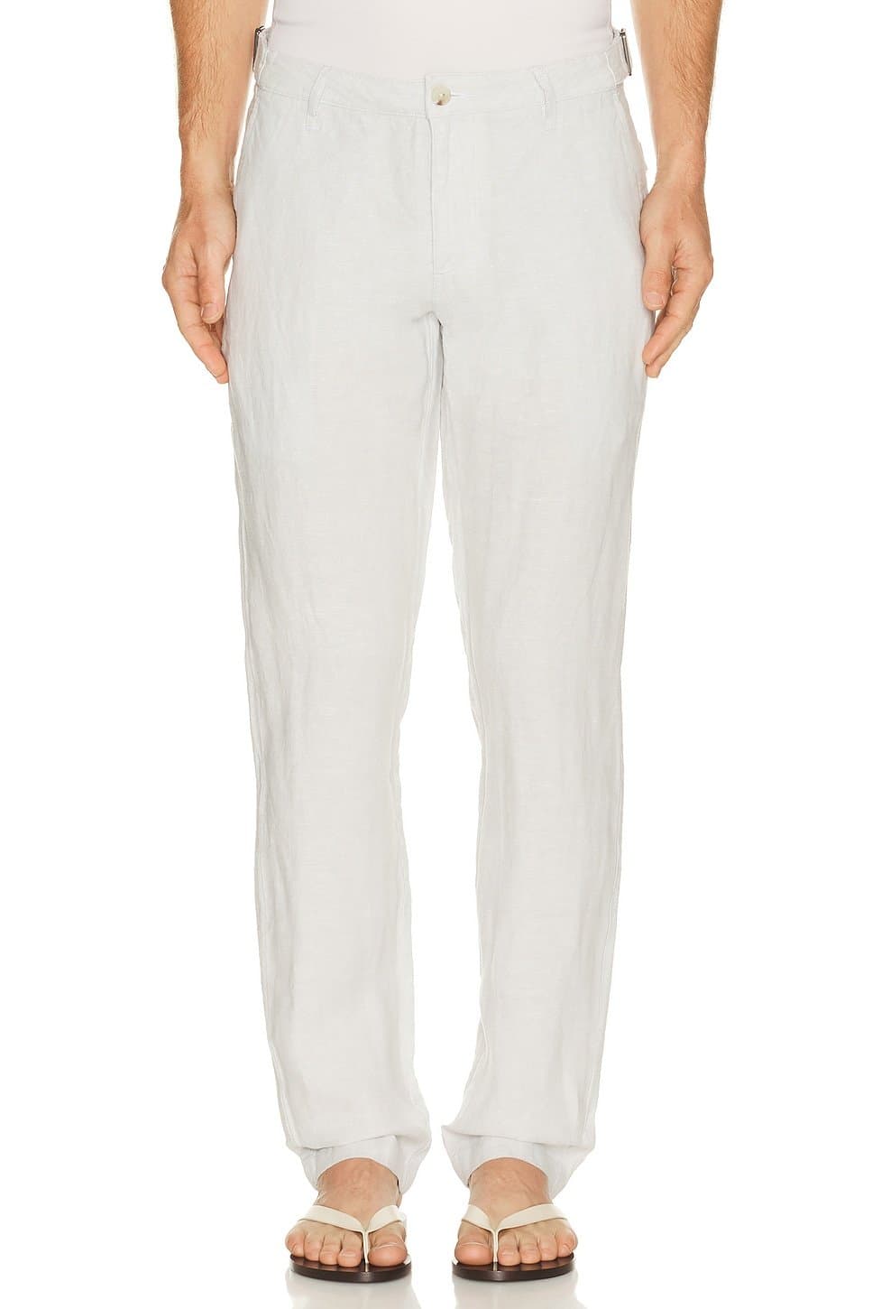 revolve Revolve Ash & White Linen Trouser