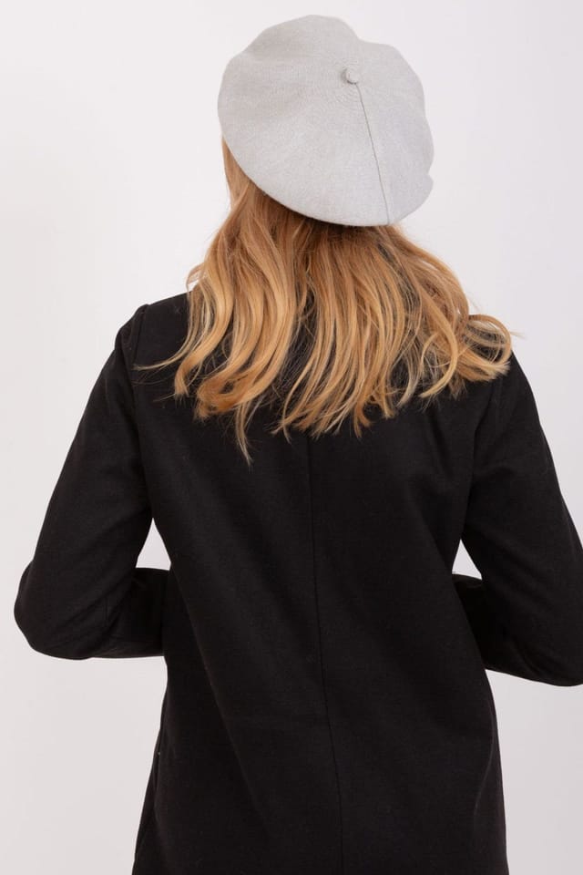 Love Lace Love Lace Women's Classic Felt Beret Hat with Cozy Fit for Everyday Wear All Season in Grey - 3