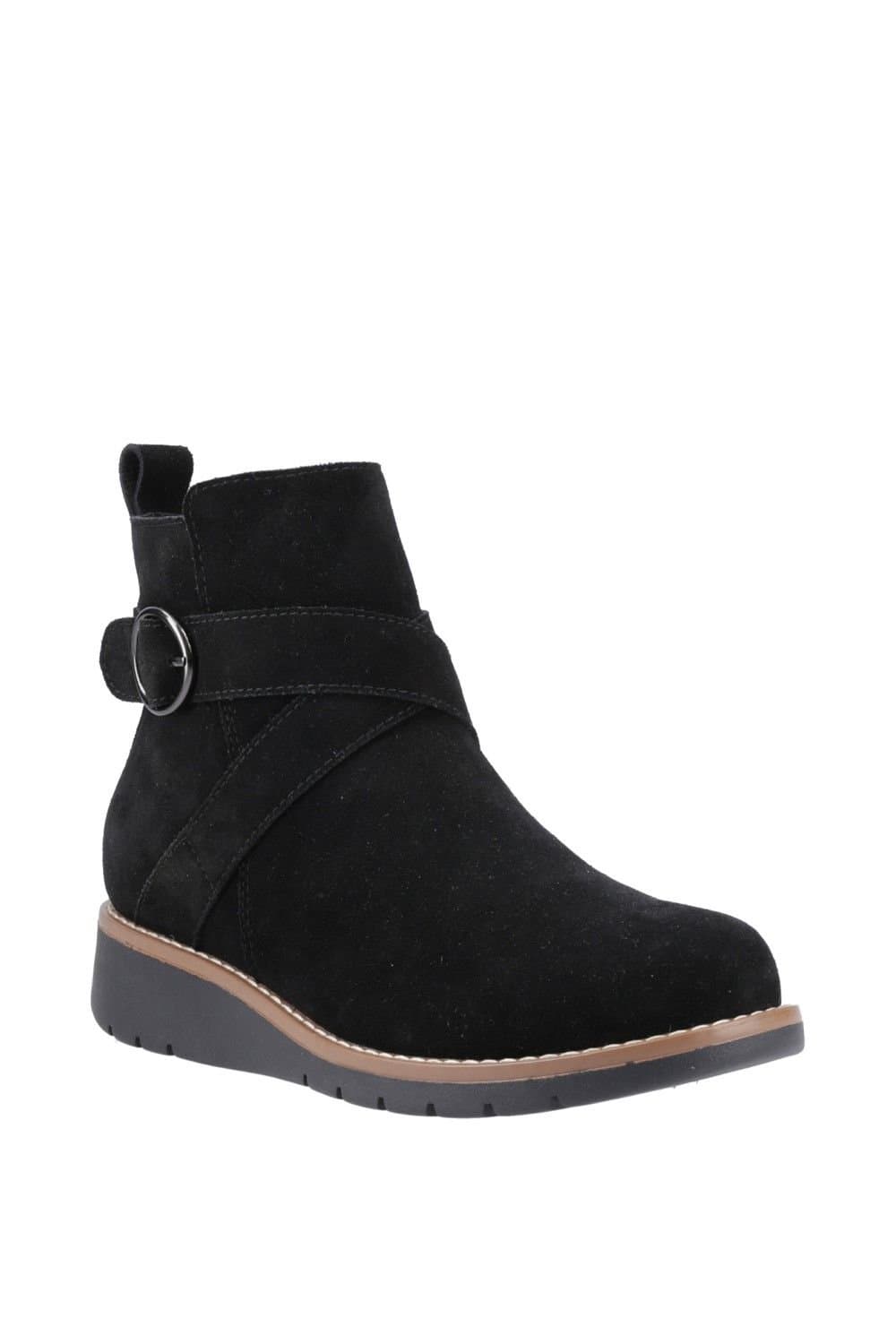 Hush Puppies Hush Puppies Women's Lyra Buckle Boot in Black