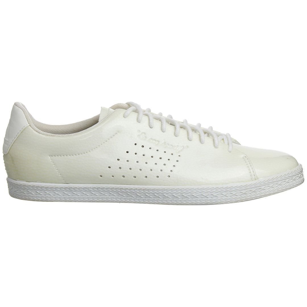 Le Coq Sportif Le Coq Sportif Women's Charline Lace-Up White Smooth Leather Trainers - 3