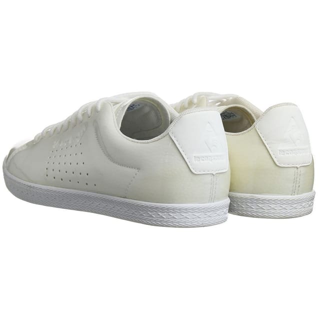 Le Coq Sportif Le Coq Sportif Women's Charline Lace-Up White Smooth Leather Trainers - 3