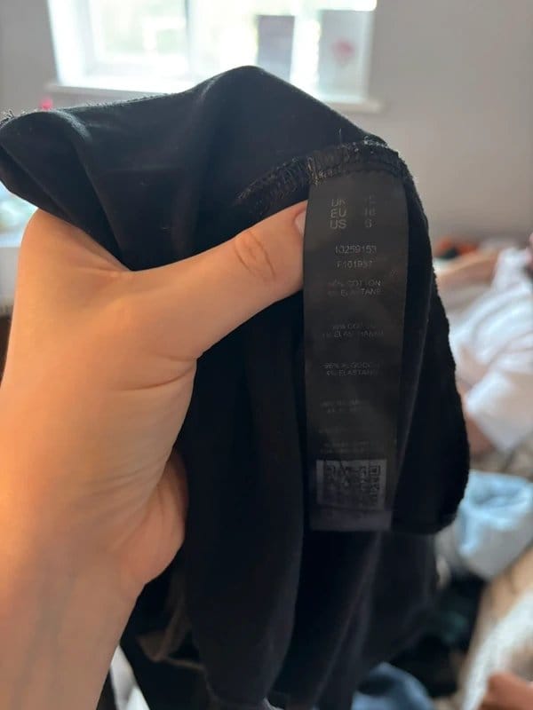 ASOS Design Black Cotton-Elastane Thong Bodysuit