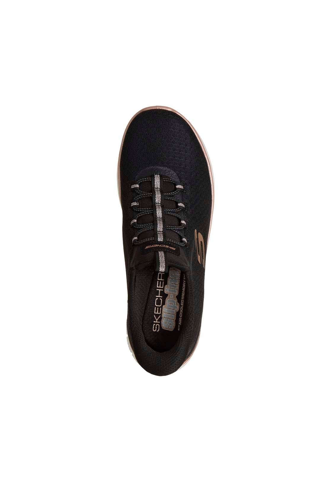 Skechers Skechers Women's Skech-Air Summits Mesh Bungee Slip-Ins Trainers - Black - 4