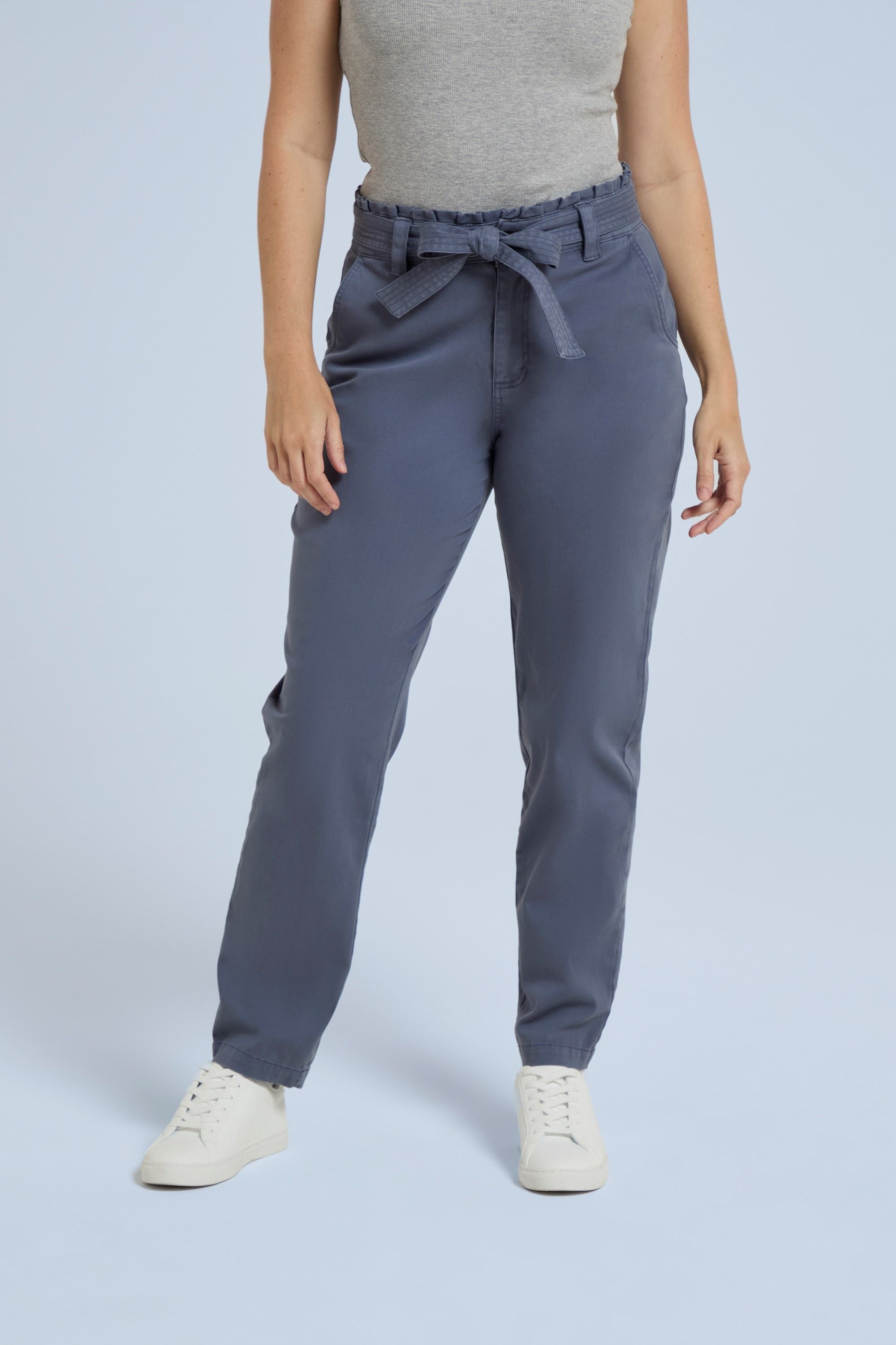 Animal Animal Women's 'Loren' Multiple Pockets Cotton Trousers in Navy - 2