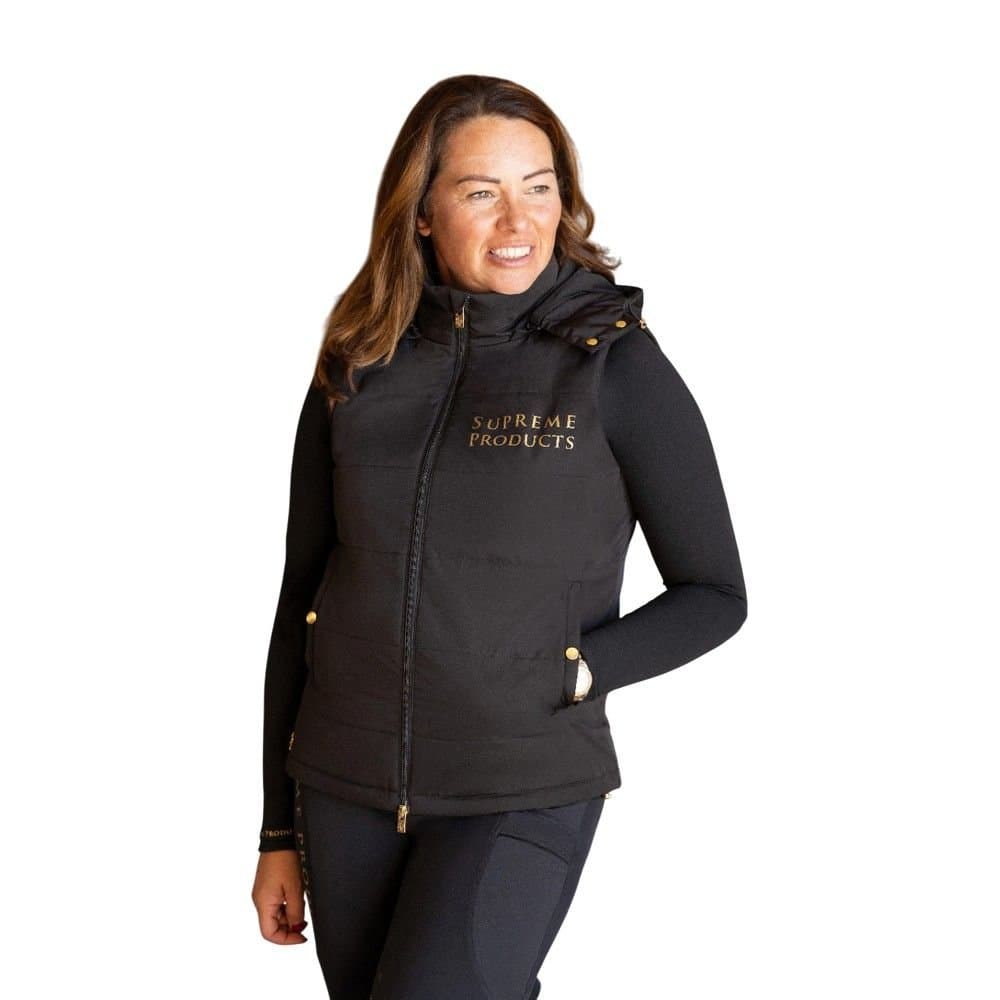 Supreme Products Supreme Products Women's Padded Riding Gilet in Black