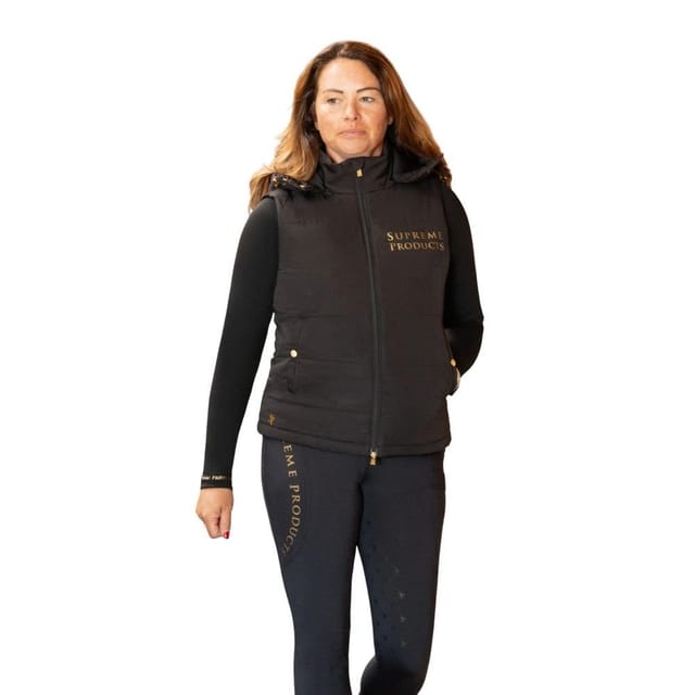 Supreme Products Supreme Products Women's Padded Riding Gilet in Black - 3