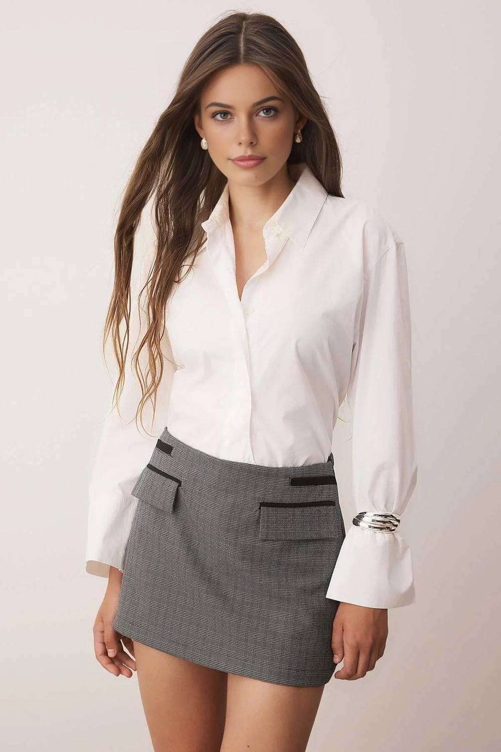 WOVCOR WOVCOR Women's Argyle Mini Skort - 2