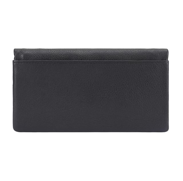 Paul Costelloe Paul Costelloe Women's Kiso Leather Purse in Jet Black - 3