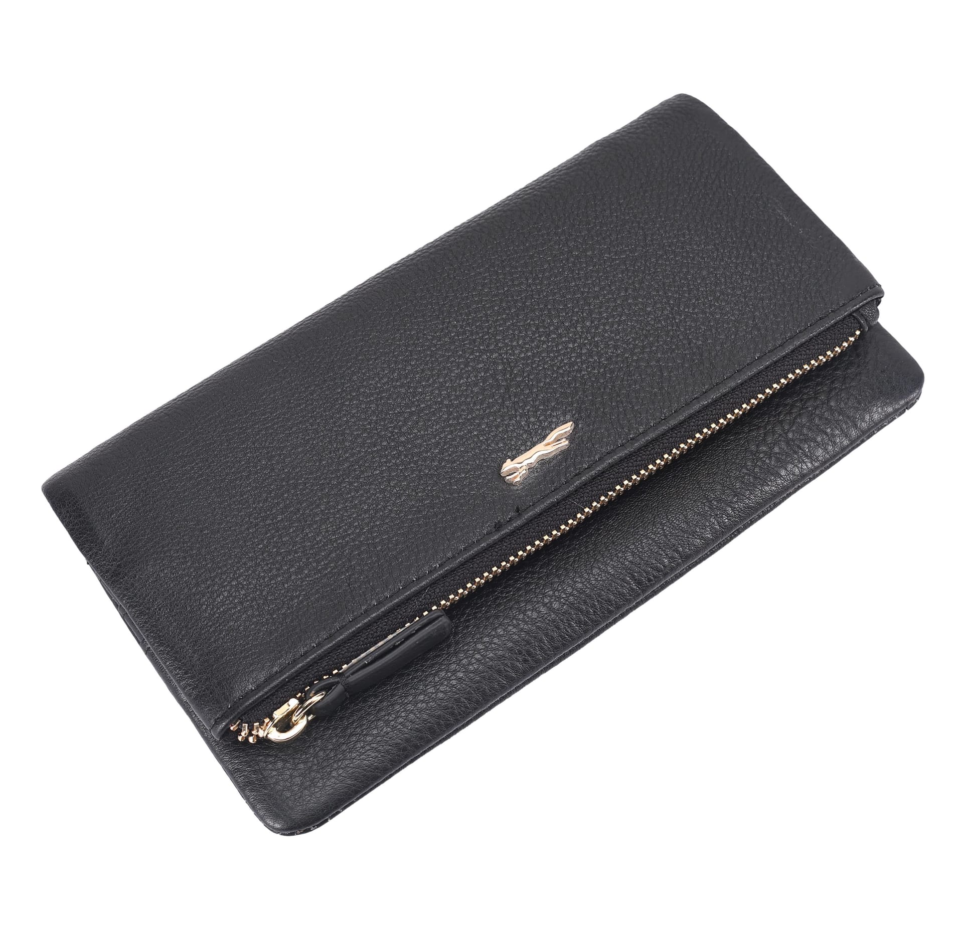 Paul Costelloe Paul Costelloe Women's Kiso Leather Purse in Jet Black - 4