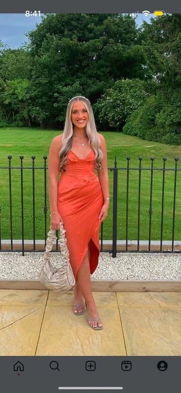 ASOS ASOS luxe satin midi dress