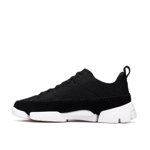 Clarks Clarks Women's Trigenic2 Flex Black Nubuck Trainers - 2