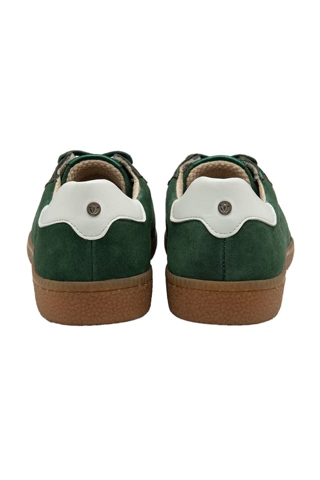 Lotus Lotus Women's 'Frapporta' Leather Lace-Up Trainers in Green - 3