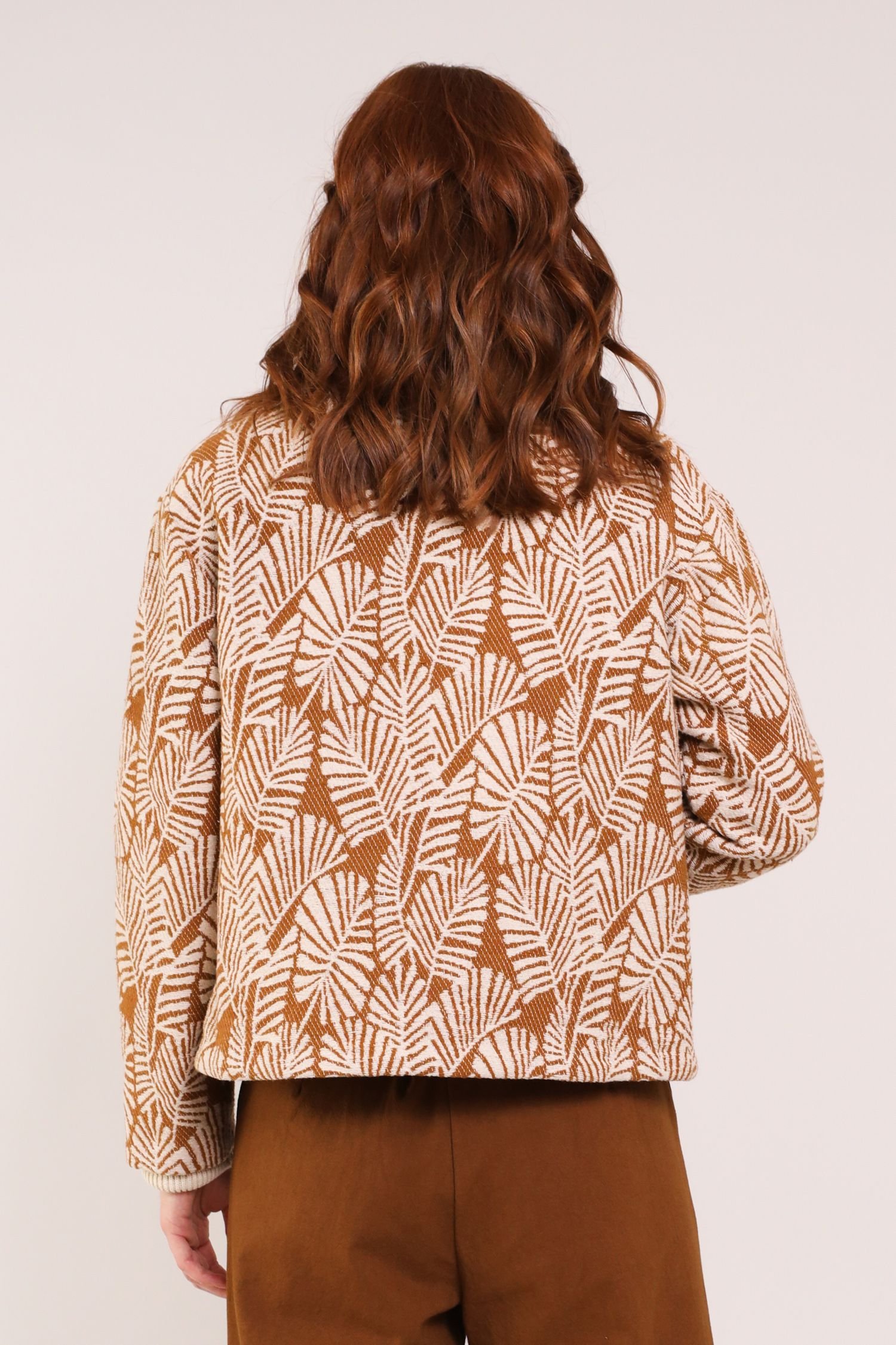 Nomads Clothing Nomads Clothing Women's Cotton Handloom Jacket in Brown - 4