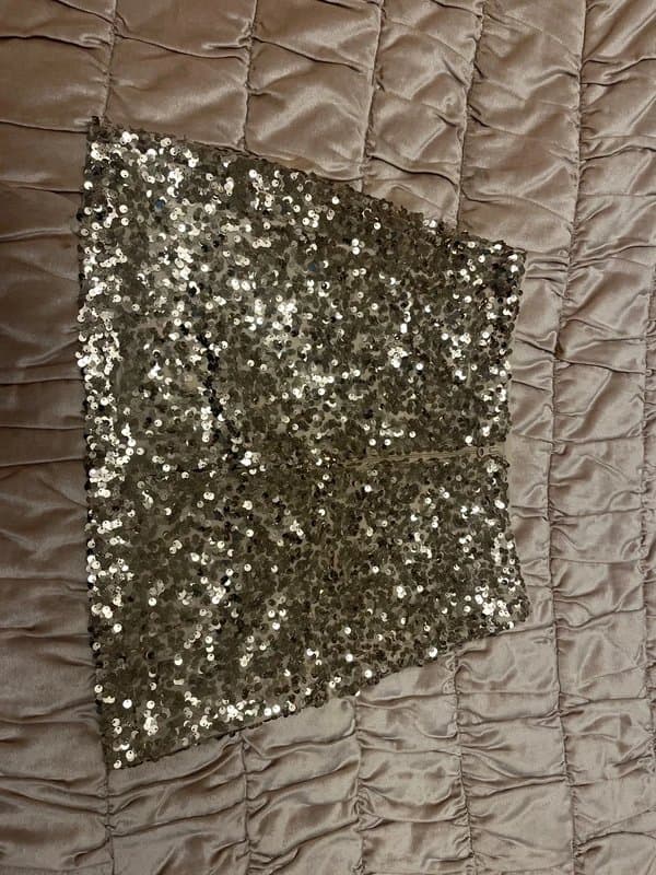 ASOS ASOS gold sequin mini skirt