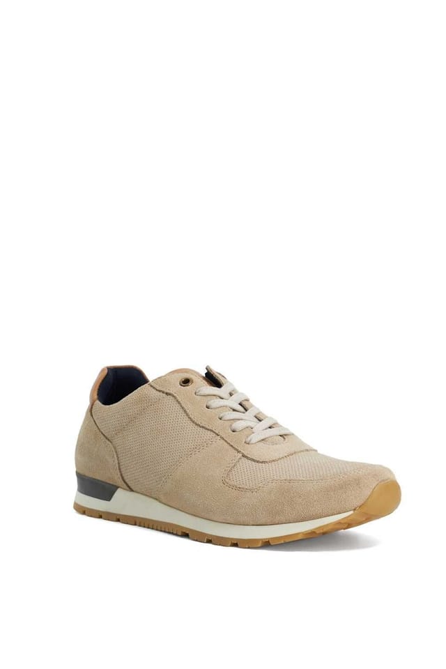 Dune London Dune London Men's 'Toronto' Suede Trainers in Natural - 2