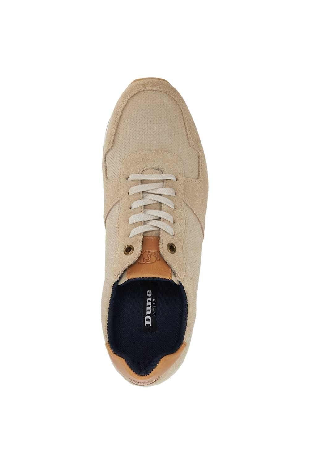 Dune London Dune London Men's 'Toronto' Suede Trainers in Natural - 4