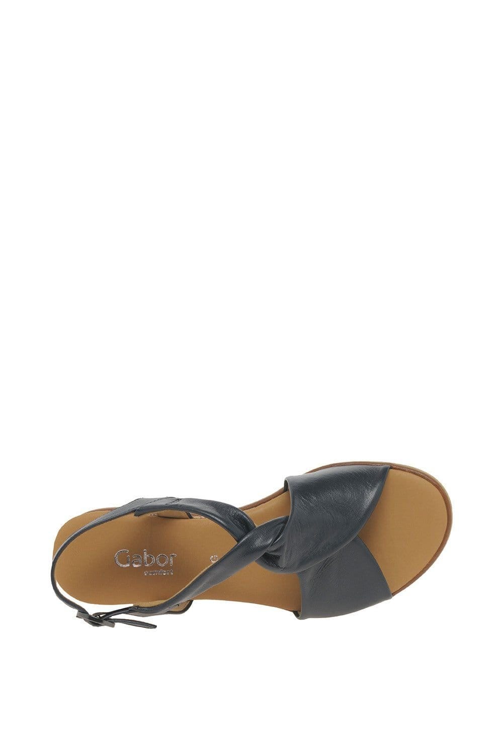 Gabor Gabor Women's 'Rich' Low Heeled Sandals in Navy - 4