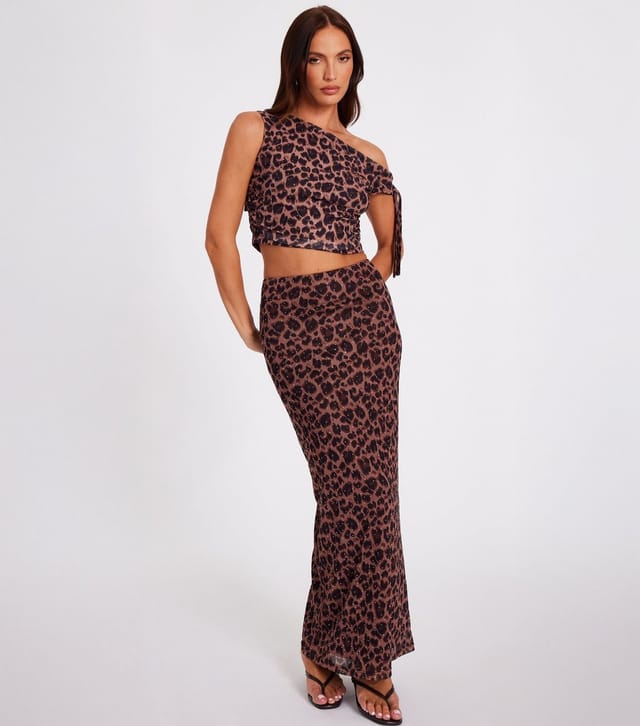 Quiz Women's Assorted Brown Leopard Print Maxi Skirt Quiz New Look - 2