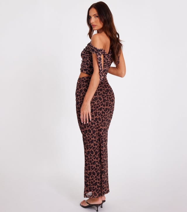 Quiz Women's Assorted Brown Leopard Print Maxi Skirt Quiz New Look - 3