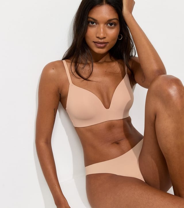New Look Women's Tan Free Cut No VPL Thong New Look - 3