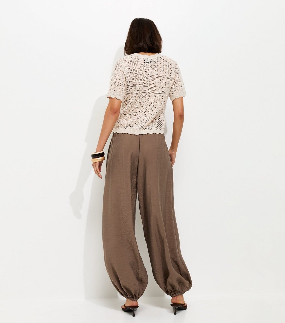 New Look Women's Brown Cuffed Leg Trousers New Look - 4