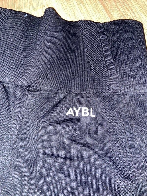 AYBL black and yellow gym shorts