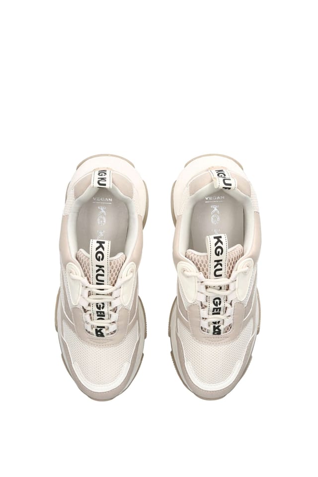 KG Kurt Geiger KG Kurt Geiger Women's 'Lila Lace Up' Trainers in Cream - 2